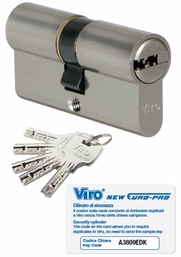Цилиндр 820 Ni|VIRO Euro-Pro|66 мм (31х35 мм)|Ключ-Ключ