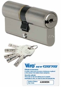 Цилиндр 820 Ni VIRO Euro-Pro 70 мм (35х35 мм) Ключ-Ключ