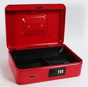 Caseta de valori Cashbox VIRO (Italia) 4262 Red (88x250x180 mm)