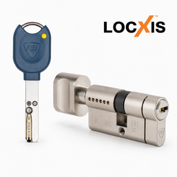 RB-LOCKS Cilindru LOCXIS 80 mm (T35х45) Nichel  Сheie-Buton